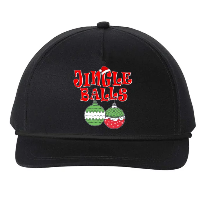 Funny Christmas Jingle Balls Matching Couples Shirts Snapback Five-Panel Rope Hat