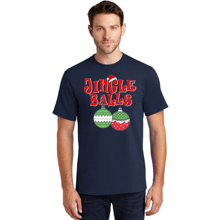 Funny Christmas Jingle Balls Matching Couples Shirts Tall T-Shirt