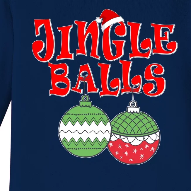 Funny Christmas Jingle Balls Matching Couples Shirts Baby Long Sleeve Bodysuit