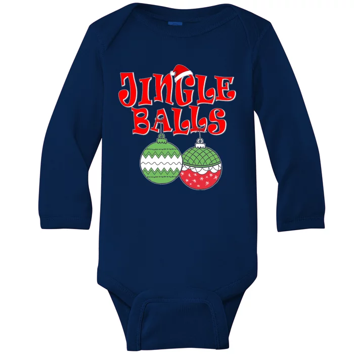 Funny Christmas Jingle Balls Matching Couples Shirts Baby Long Sleeve Bodysuit