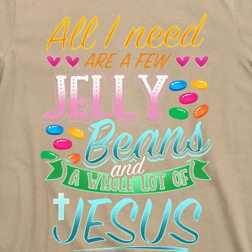 Fun Christian Jelly Bean Candy Lover Easter Jesus Saying T-Shirt