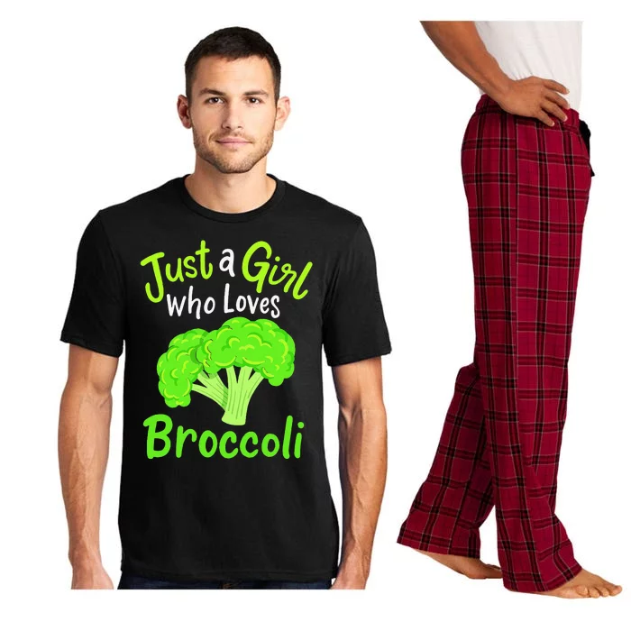 Fun Cute Just A Girl Who Loves Broccoli Pajama Set