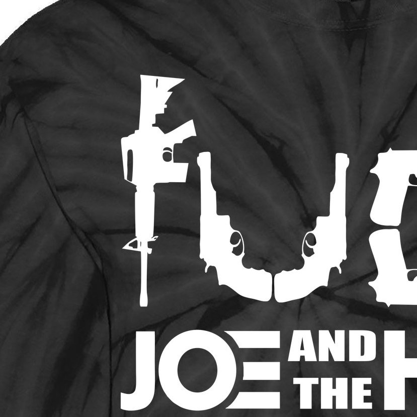FCK Biden Joe And The Hoe Guns Control Tie-Dye Long Sleeve Shirt