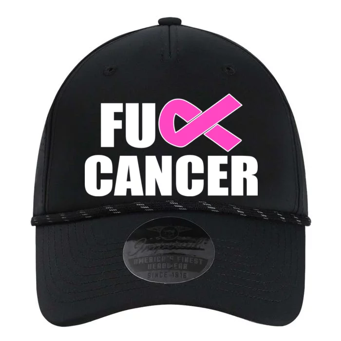 F*ck Breast Cancer Fight Logo Performance The Dyno Cap