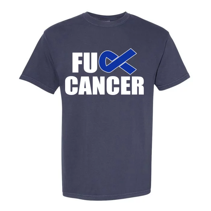 F*ck Colon Cancer Fight Logo Garment-Dyed Heavyweight T-Shirt