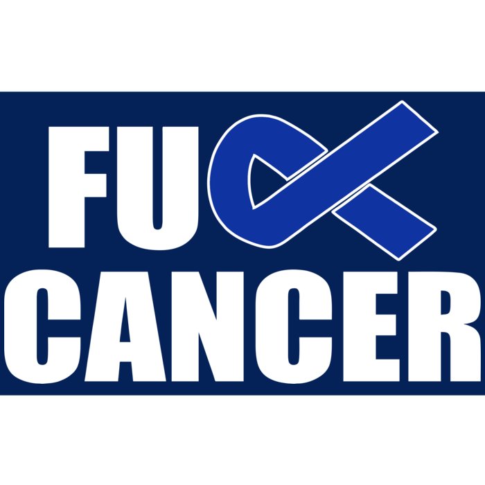 F*ck Colon Cancer Fight Logo Bumper Sticker