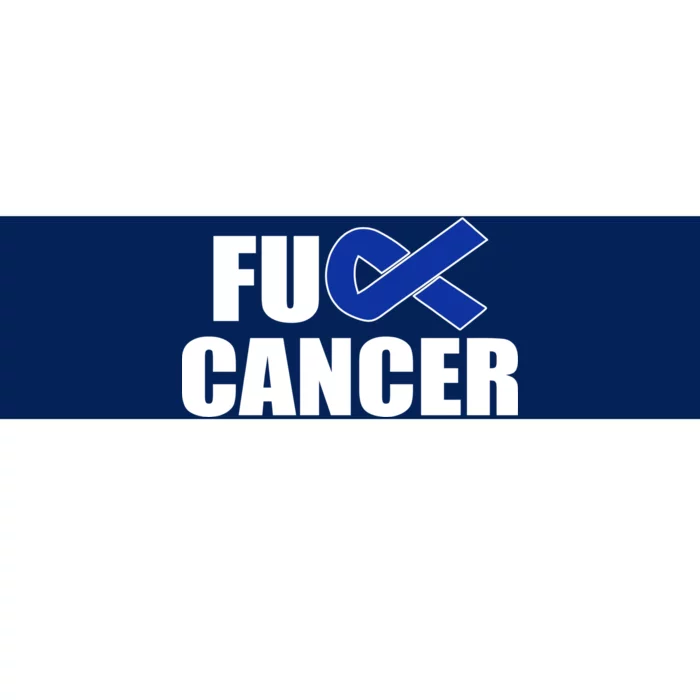 F*ck Colon Cancer Fight Logo Bumper Sticker