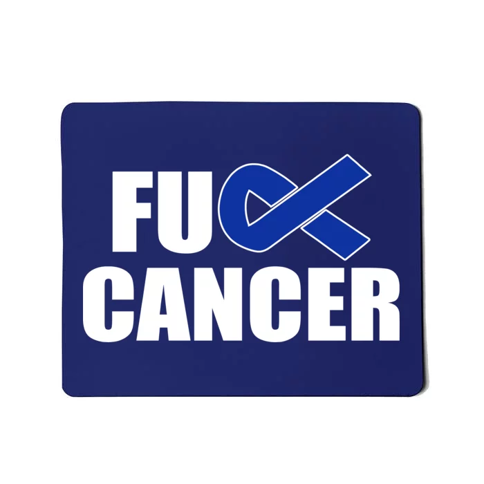 F*ck Colon Cancer Fight Logo Mousepad