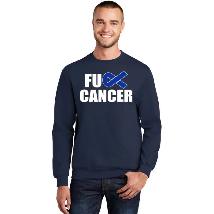 F*ck Colon Cancer Fight Logo Tall Sweatshirt