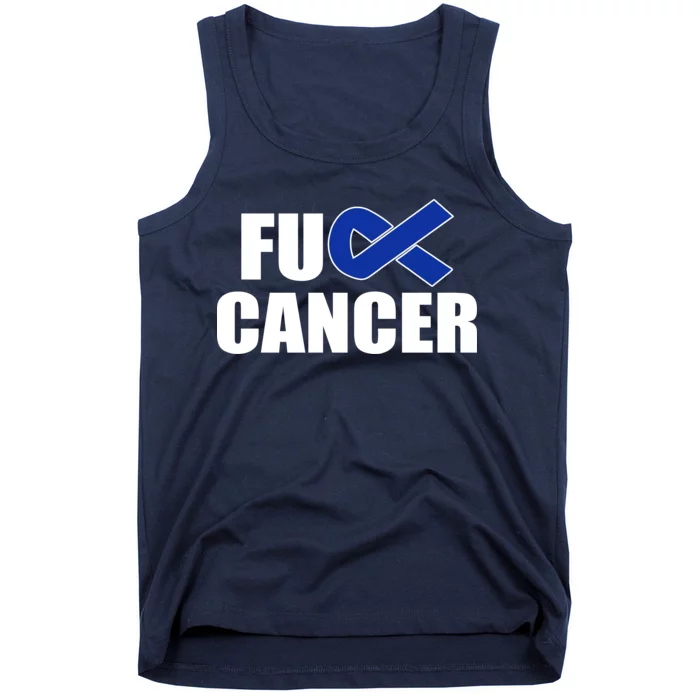 F*ck Colon Cancer Fight Logo Tank Top