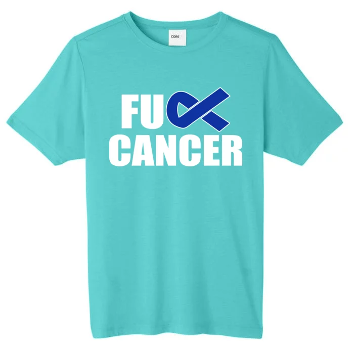 F*ck Colon Cancer Fight Logo ChromaSoft Performance T-Shirt