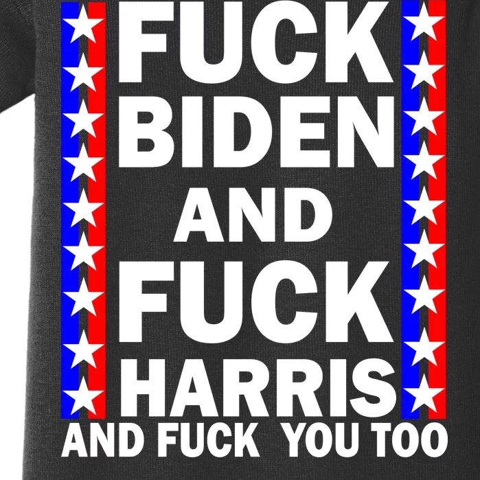 F*ck Kamala Harris and F Joe Biden Baby Bodysuit