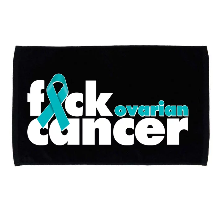 F*ck Ovarian Cancer Microfiber Hand Towel