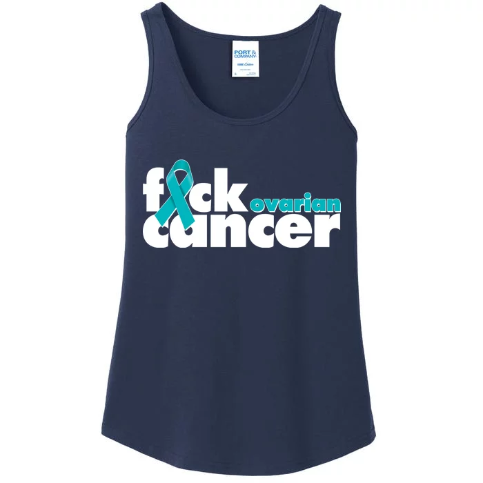 F*ck Ovarian Cancer Ladies Essential Tank