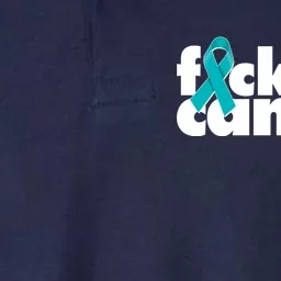 F*ck Ovarian Cancer Softstyle Adult Sport Polo