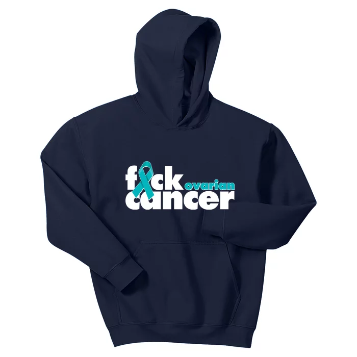 F*ck Ovarian Cancer Kids Hoodie