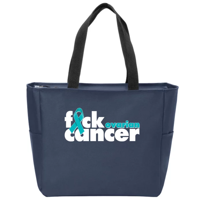 F*ck Ovarian Cancer Zip Tote Bag