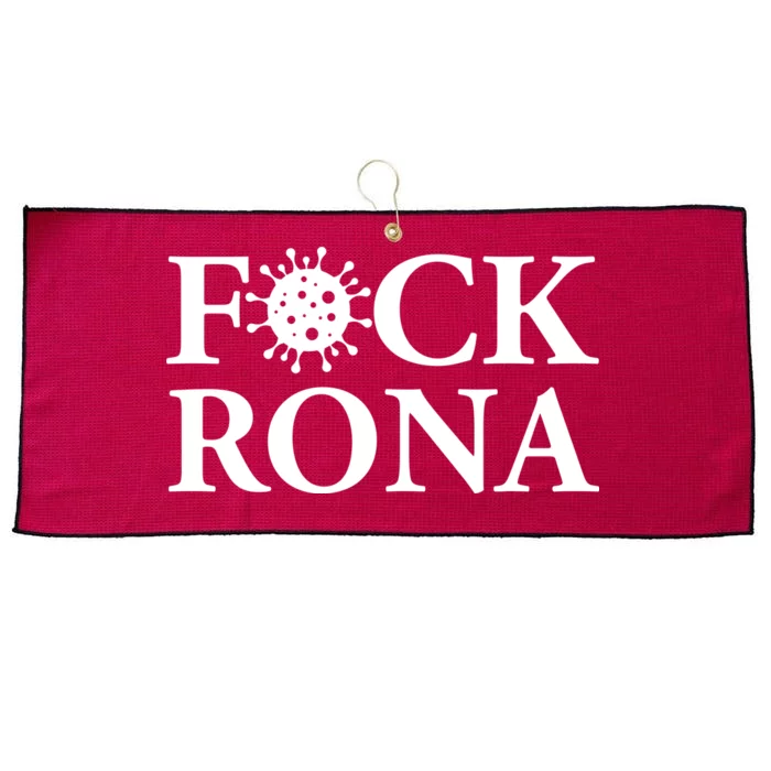 F*ck Rona Large Microfiber Waffle Golf Towel