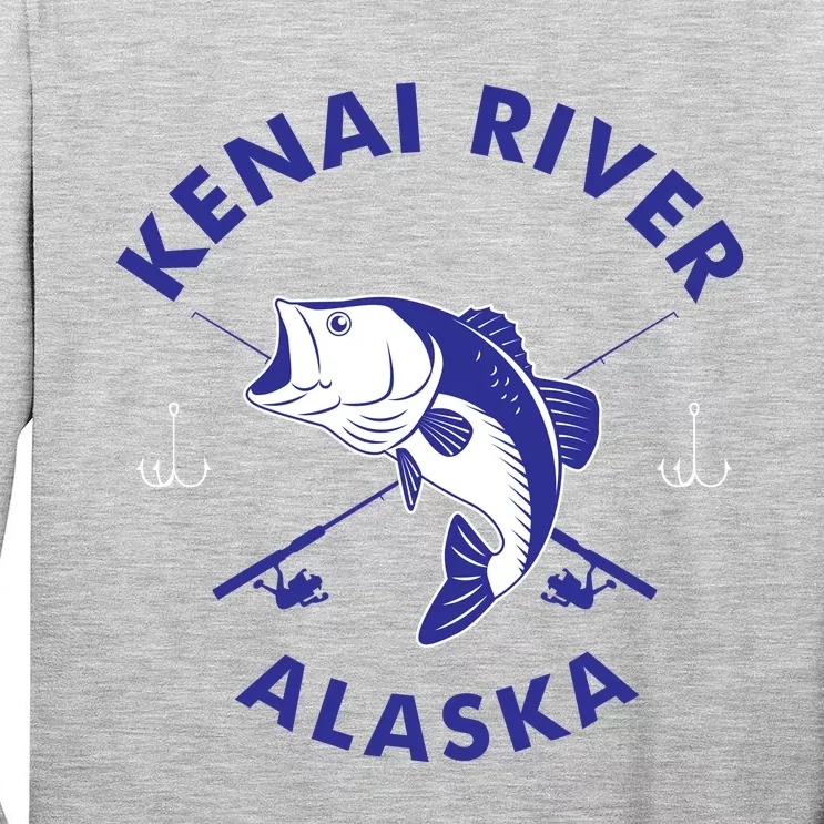 Fishing Club Kenai River Alaska Tall Long Sleeve T-Shirt