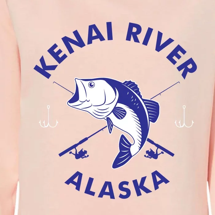 Fishing Club Kenai River Alaska Womens California Wash Sweatshirt