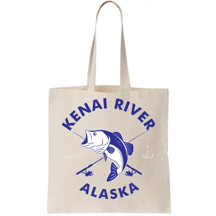 Fishing Club Kenai River Alaska Tote Bag