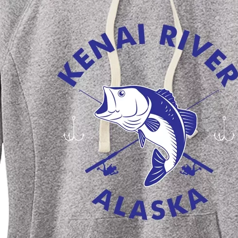 Fishing Club Kenai River Alaska Women's Fleece Hoodie