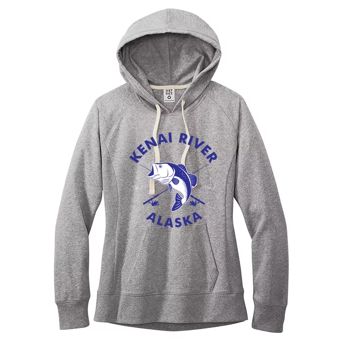 Fishing Club Kenai River Alaska Women's Fleece Hoodie