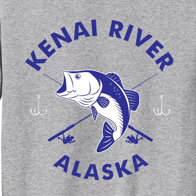 Fishing Club Kenai River Alaska Tall Sweatshirt