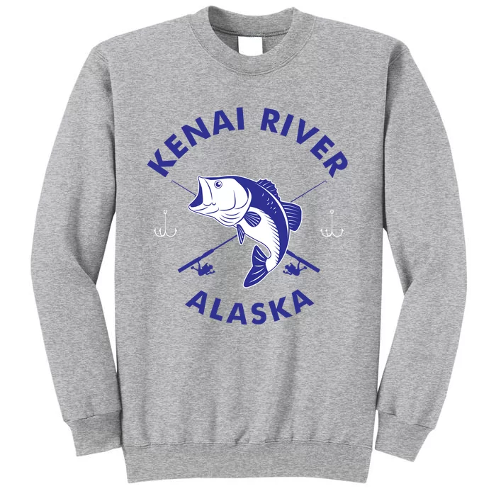 Fishing Club Kenai River Alaska Tall Sweatshirt