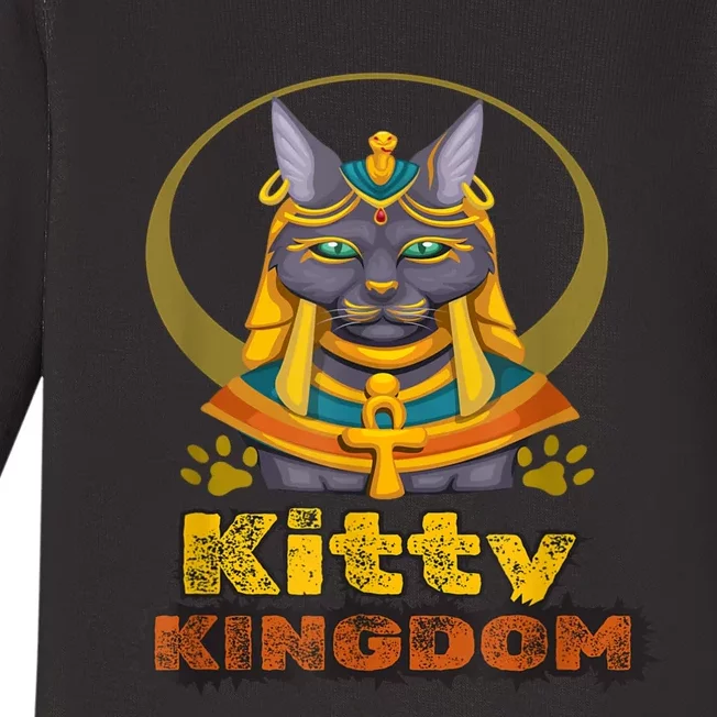 Funny Cute Kitty Kingdom Baby Long Sleeve Bodysuit