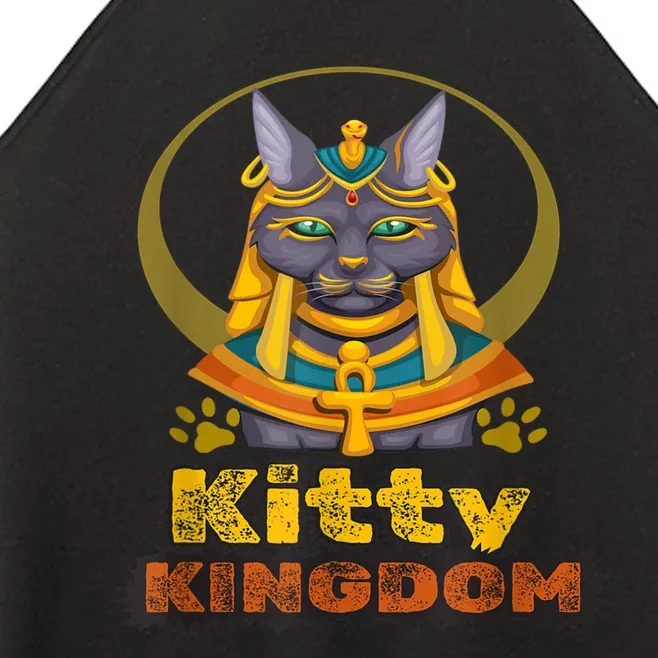 Funny Cute Kitty Kingdom Women’s Perfect Tri Rocker Tank