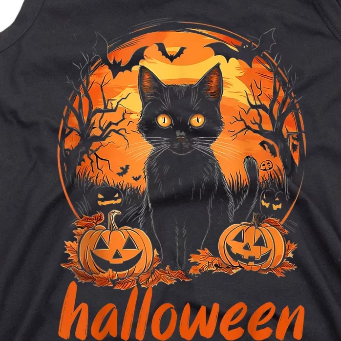 Funny Cat Kitten Lover Halloween Tank Top