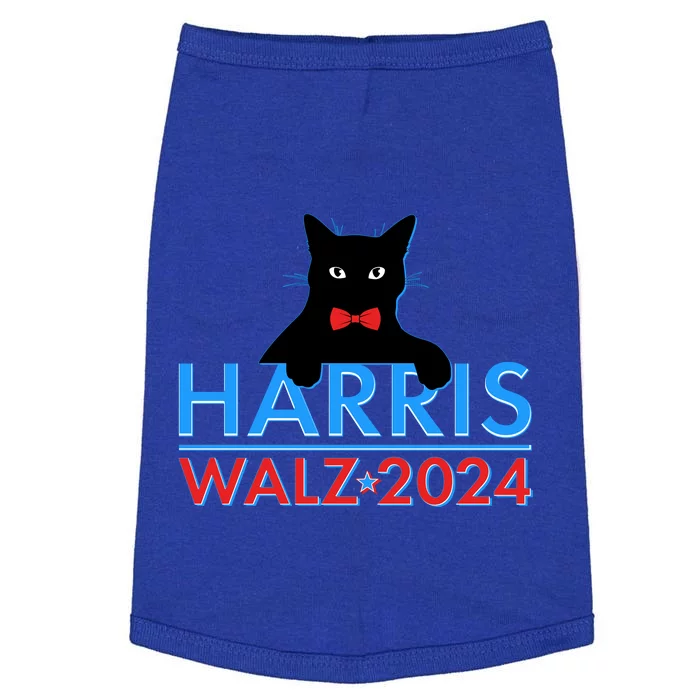 Funny Cute Kamala Harris Tim Walz 2024 Cat Doggie Tank