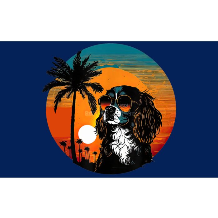 Funny Cavalier King Charles Spaniel Cute Cool Sunglasses Bumper Sticker