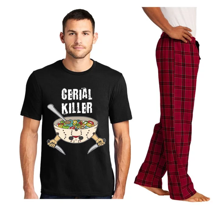 Funny Cereal Killer Gift Cereal Box Milk With Sugar Nugget Gift Pajama Set