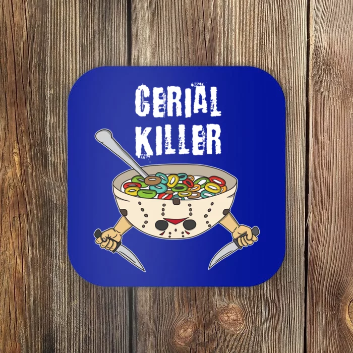 Funny Cereal Killer Gift Cereal Box Milk With Sugar Nugget Gift Coaster