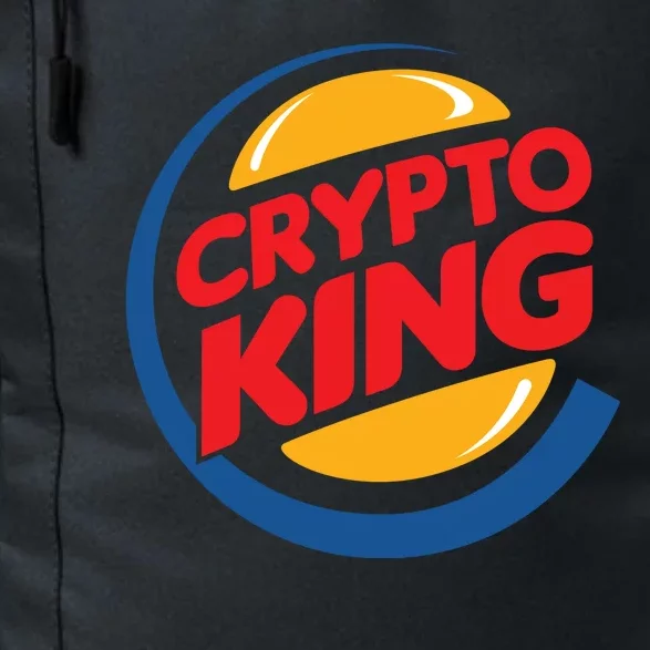 Funny Crypto King Logo Daily Commute Backpack