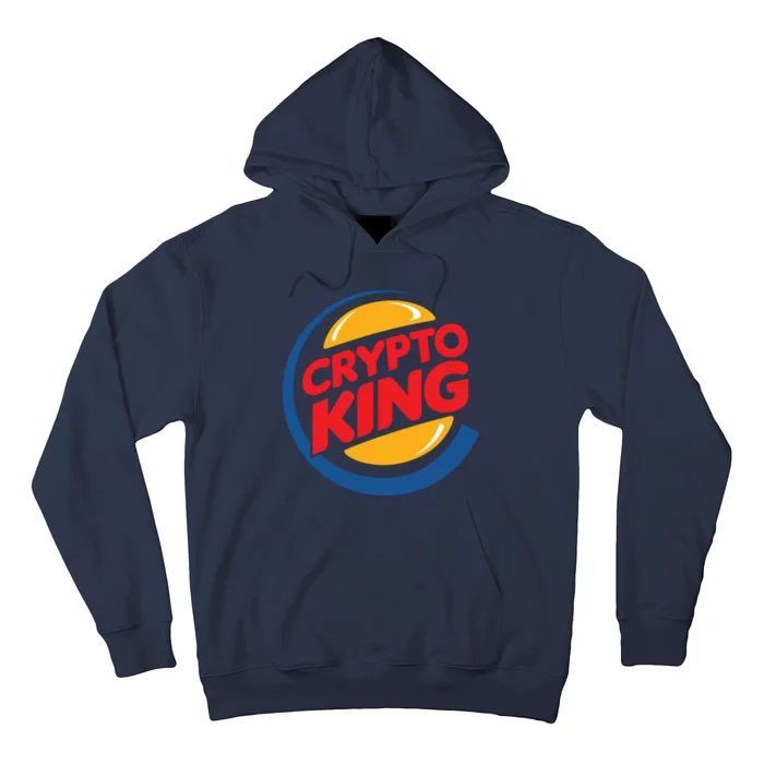 Funny Crypto King Logo Hoodie