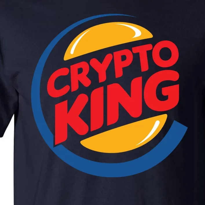 Funny Crypto King Logo Tall T-Shirt