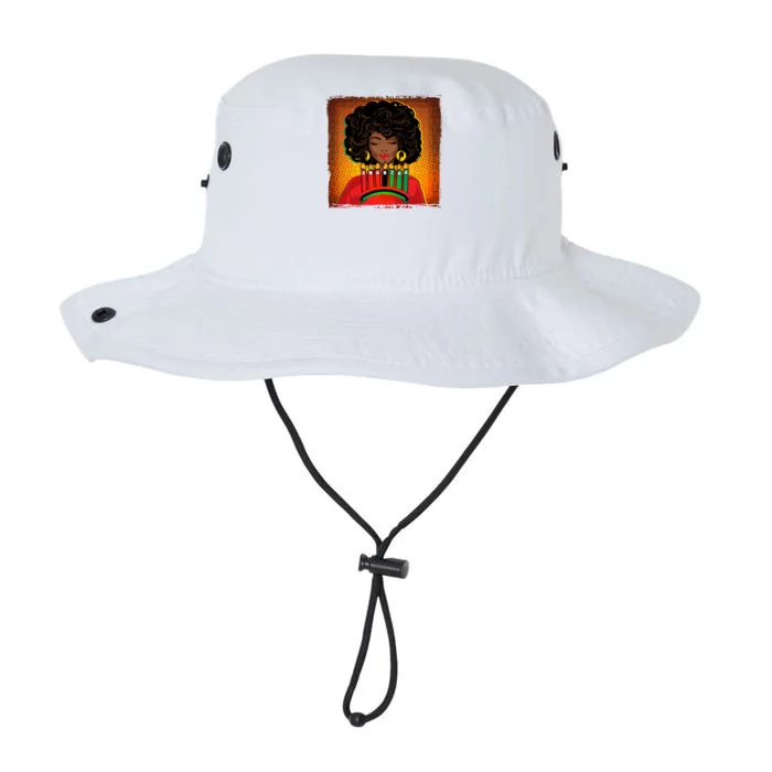 Festive Celebrate Kwanzaa Black African American Woman Legacy Cool Fit Booney Bucket Hat