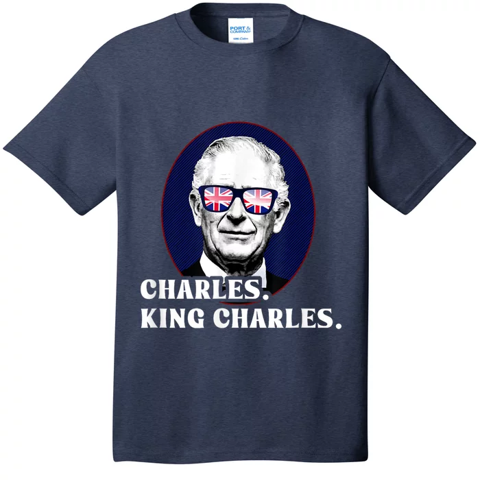 Funny Charles King Charles Of His Majesty & Union Jack T-Shirt