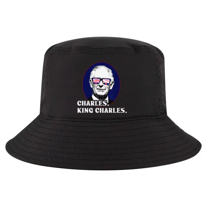 Funny Charles King Charles Of His Majesty & Union Jack Cool Comfort Performance Bucket Hat