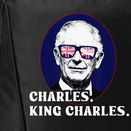 Funny Charles King Charles Of His Majesty & Union Jack City Backpack