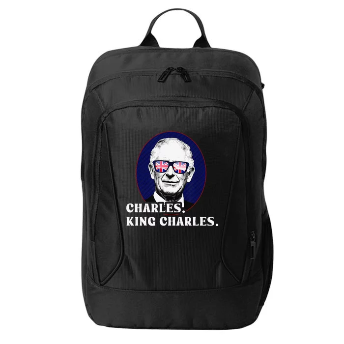 Funny Charles King Charles Of His Majesty & Union Jack City Backpack