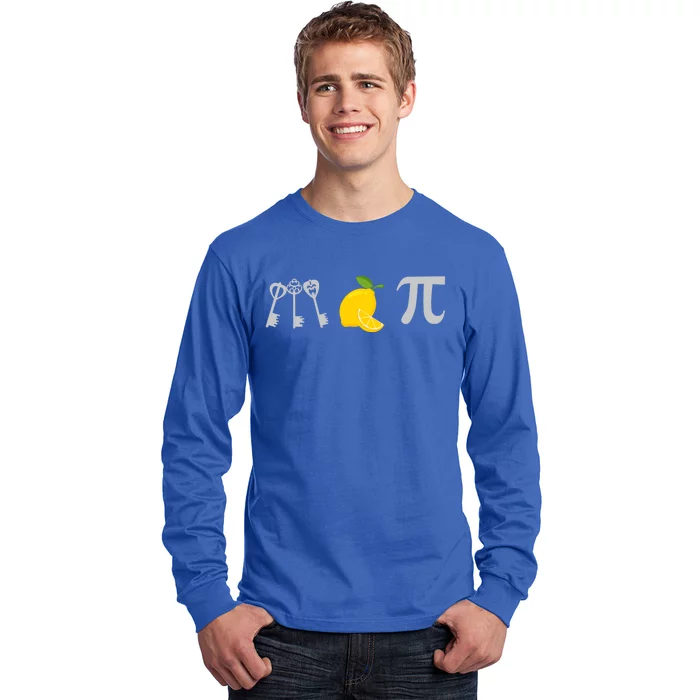 Funny Cheesecake Key Lime Pie Food Love Math Pi Day Symbol Meaningful Gift Long Sleeve Shirt