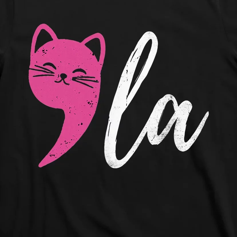 Funny Cat Ladies Comma + La Kmala 2024 T-Shirt