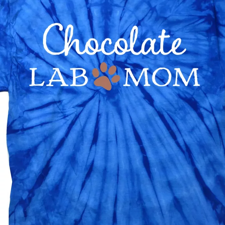 Funny Chocolate Lab Mom Labrador Retriever Mama Gift Tie-Dye T-Shirt