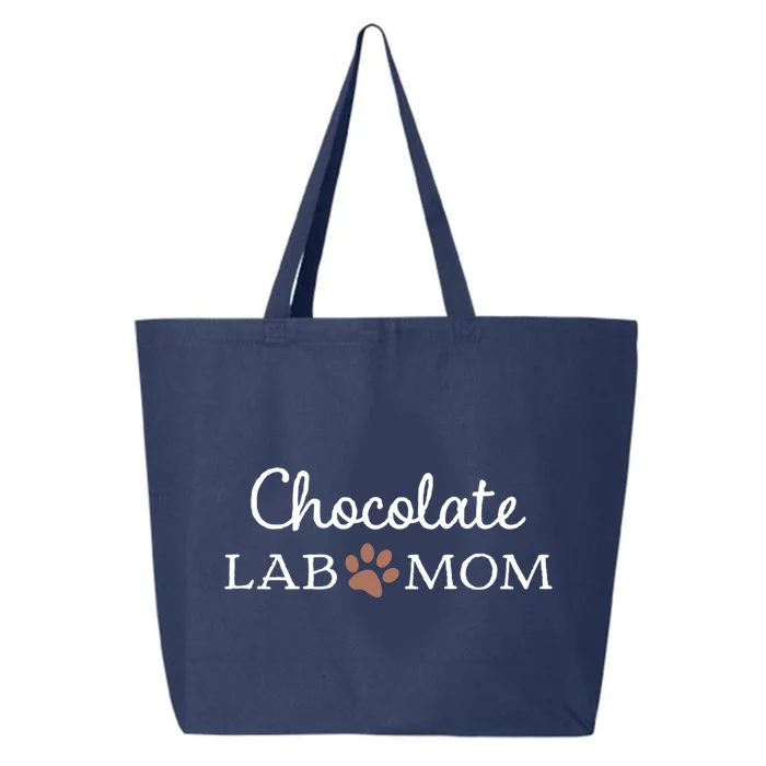 Funny Chocolate Lab Mom Labrador Retriever Mama Gift 25L Jumbo Tote