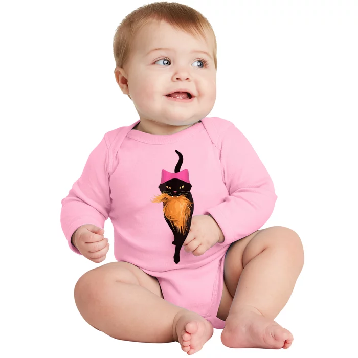 Funny Cat Ladies And Cat Guy Baby Long Sleeve Bodysuit