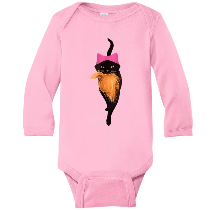 Funny Cat Ladies And Cat Guy Baby Long Sleeve Bodysuit